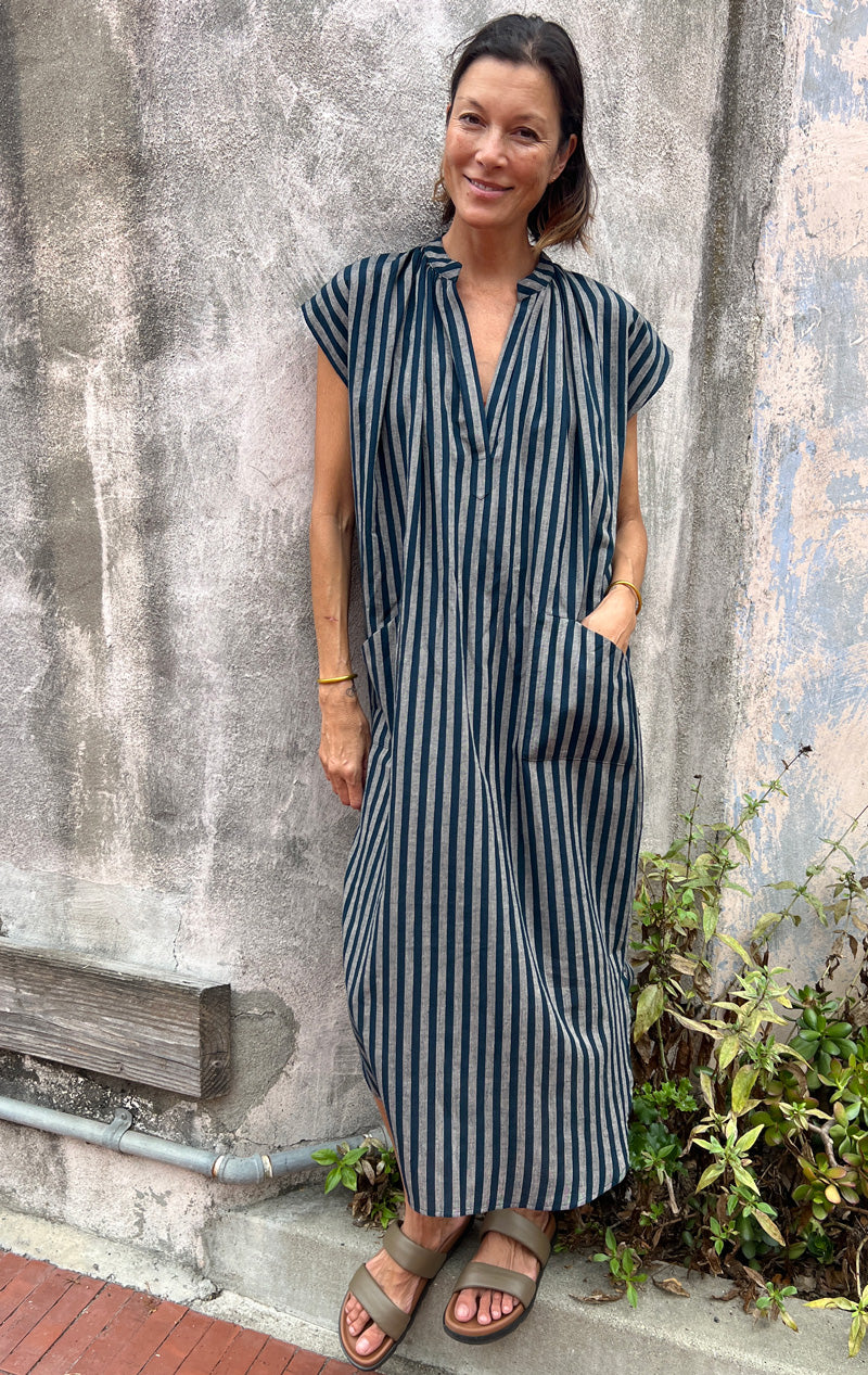 Stripe Slim Dress – Two