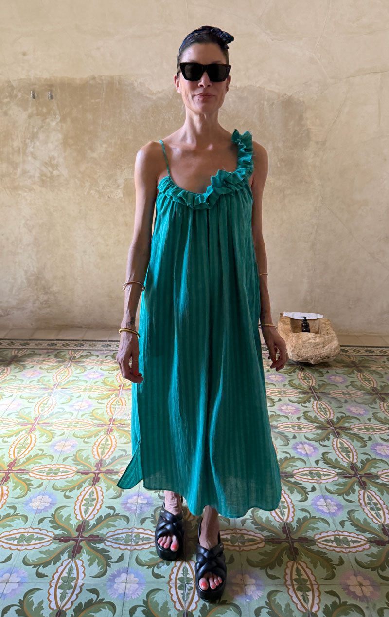 Ruffle neck dress  Two