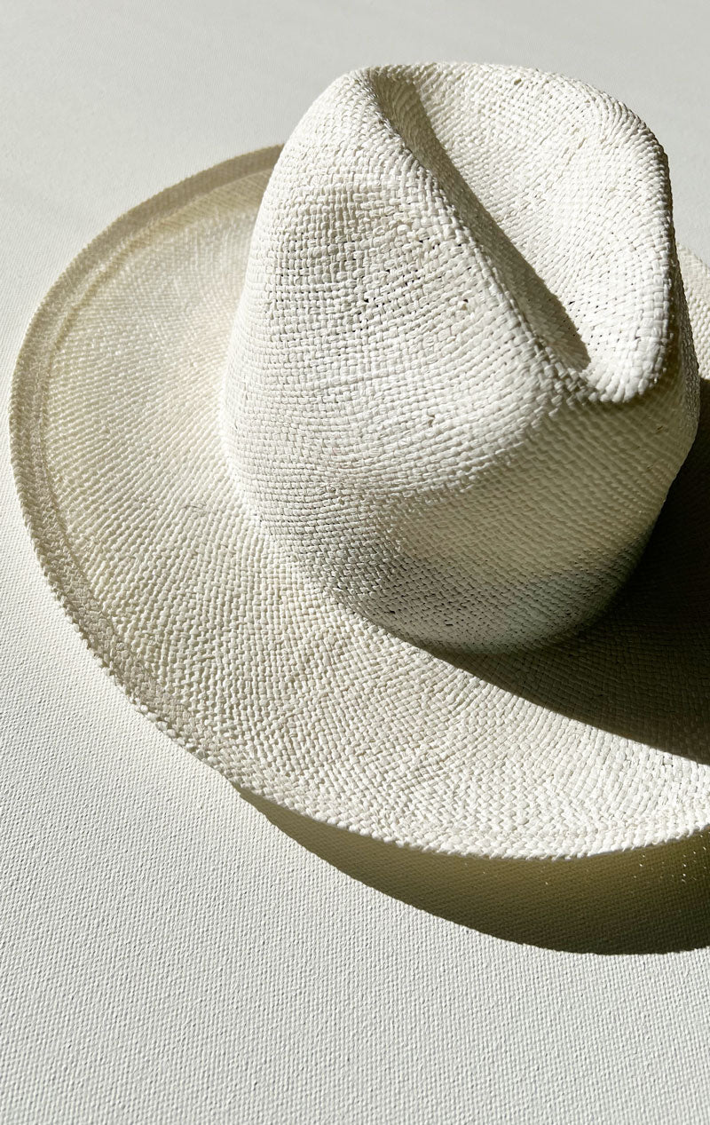 White Reinhard Plank Hat