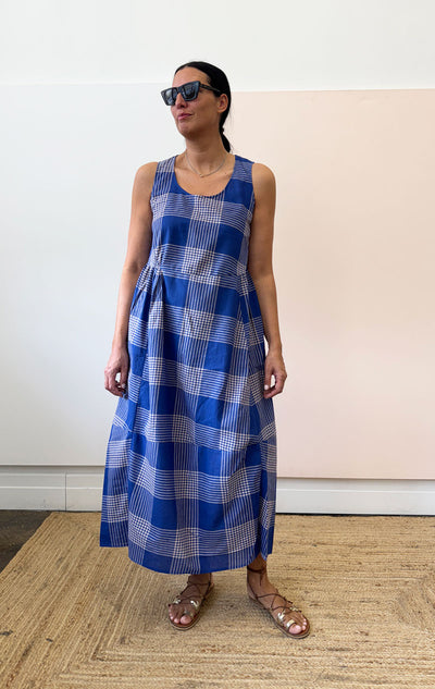 Plaid Bubble Beach dress