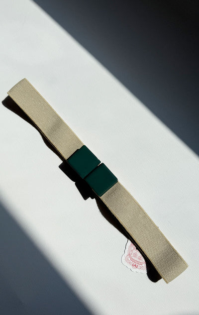 Exquisitee J Teal- Elastic belt