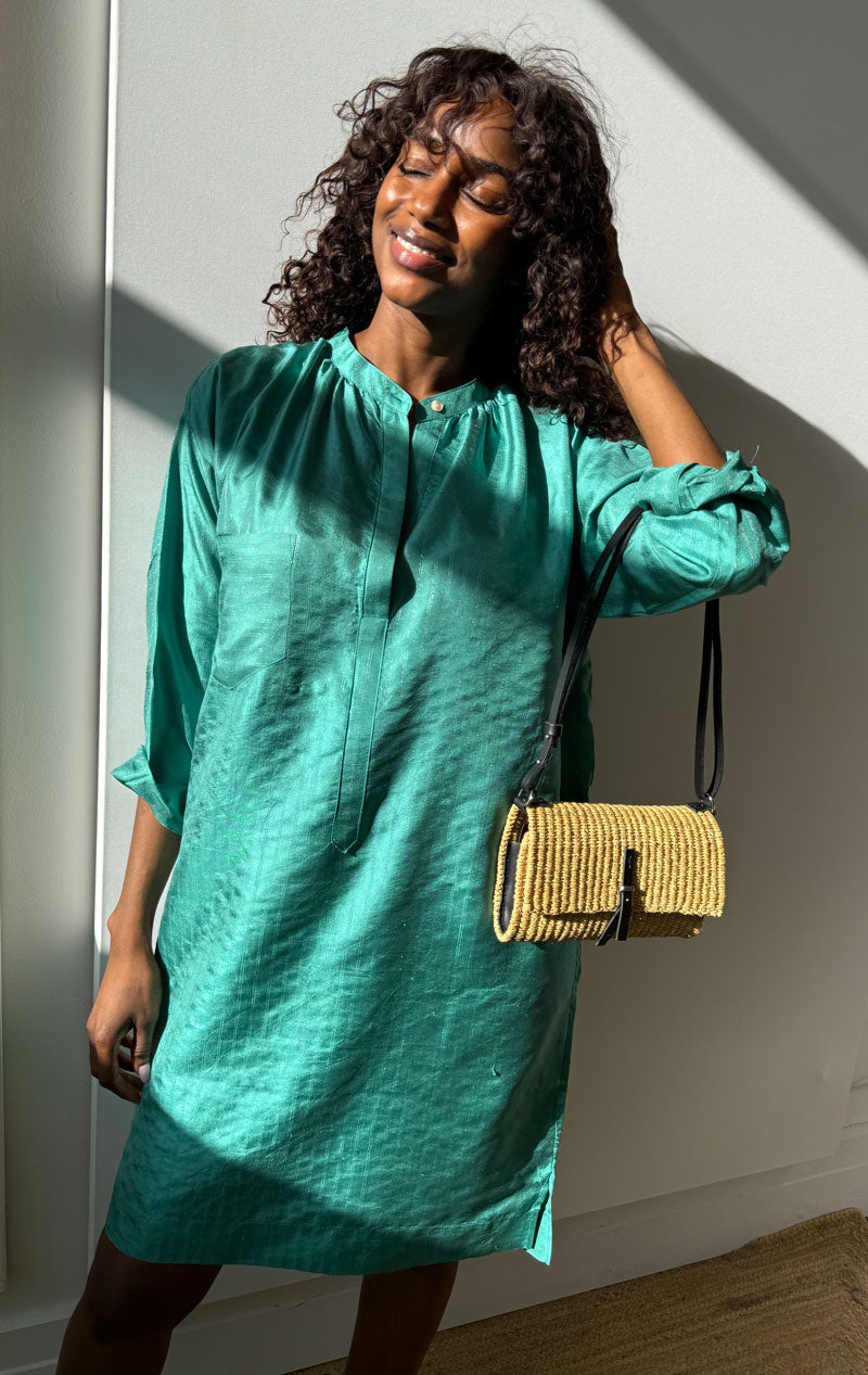 green emerald velvet dress LMSXCT Women's Cotton Linen Dress 3/4 Sleeve Casual Swing Midi Dresses  Lightweight Tunic Dress Summer Loose Flowy Sundress Green at Amazon Women's  Clothing store