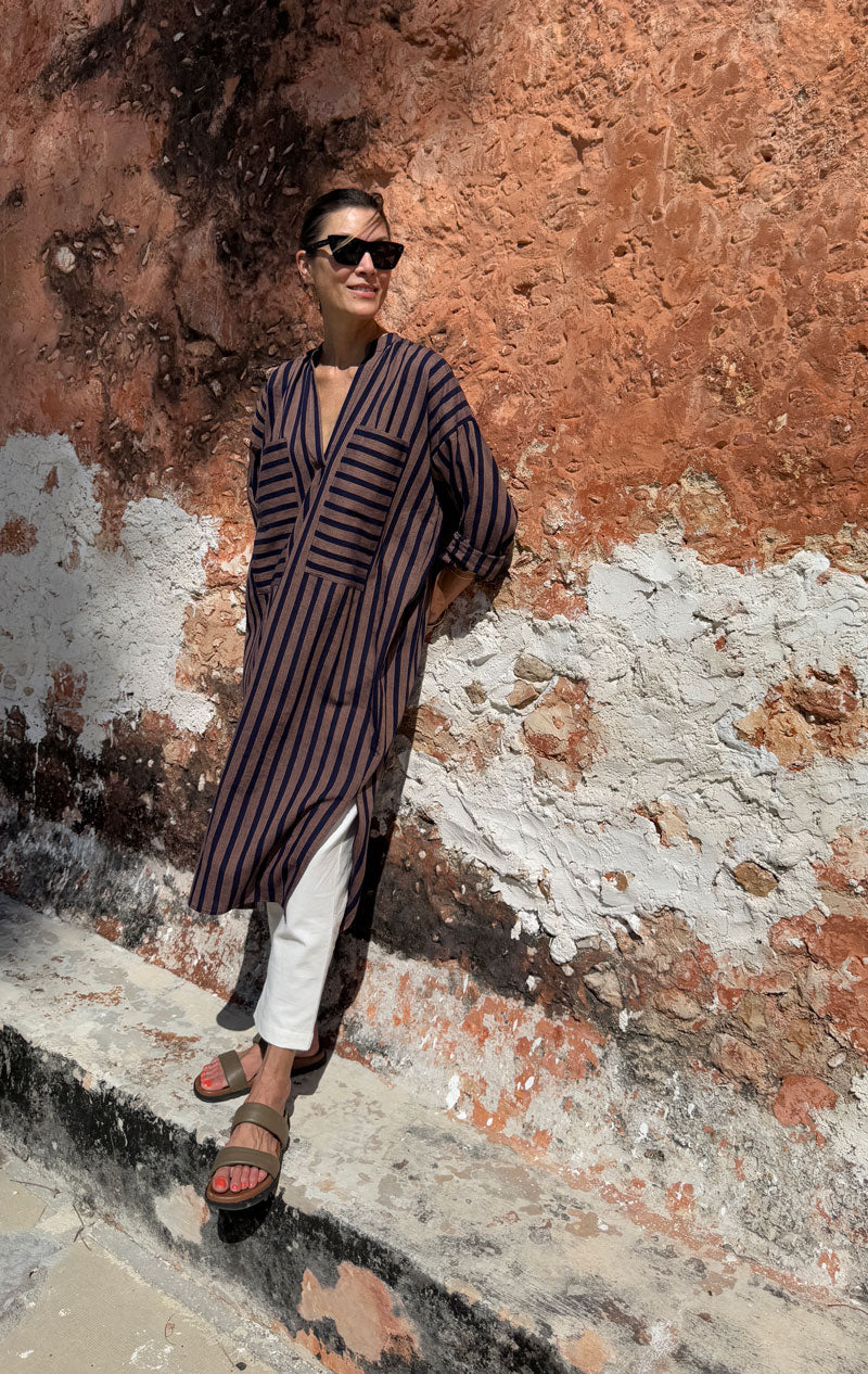 African Print Kimono and Pants Set, African Clothing for
