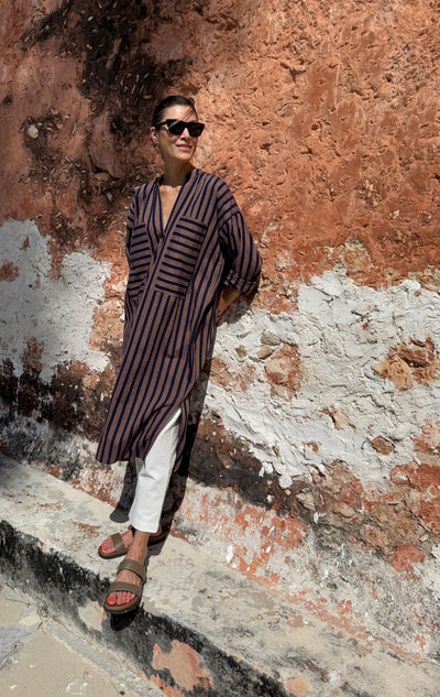 New version: Moroccan Graphic Pocket caftan