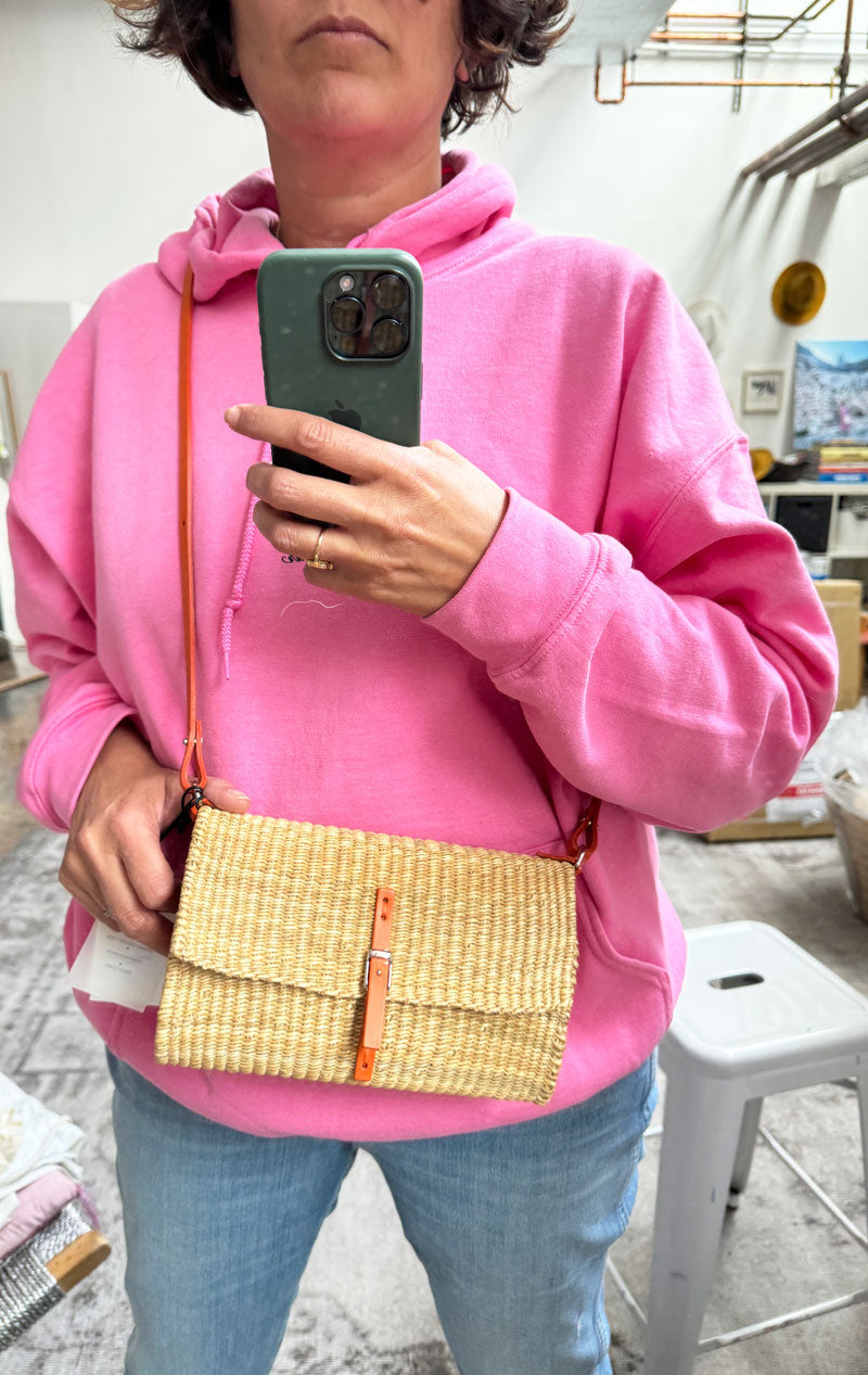 Muun Straw Clutch bag- on order