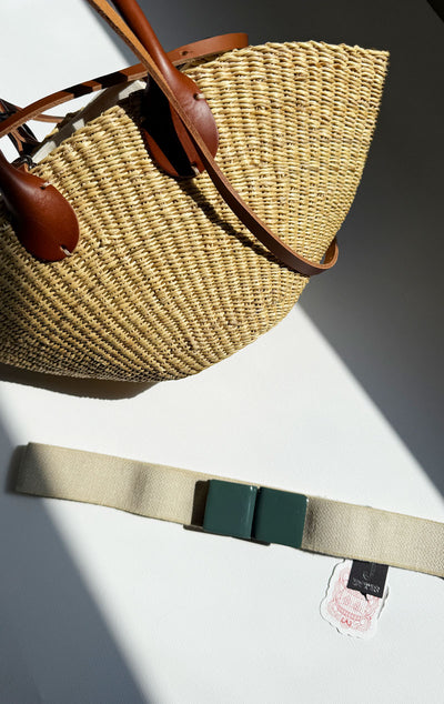 Exquisitee J Teal- Elastic belt