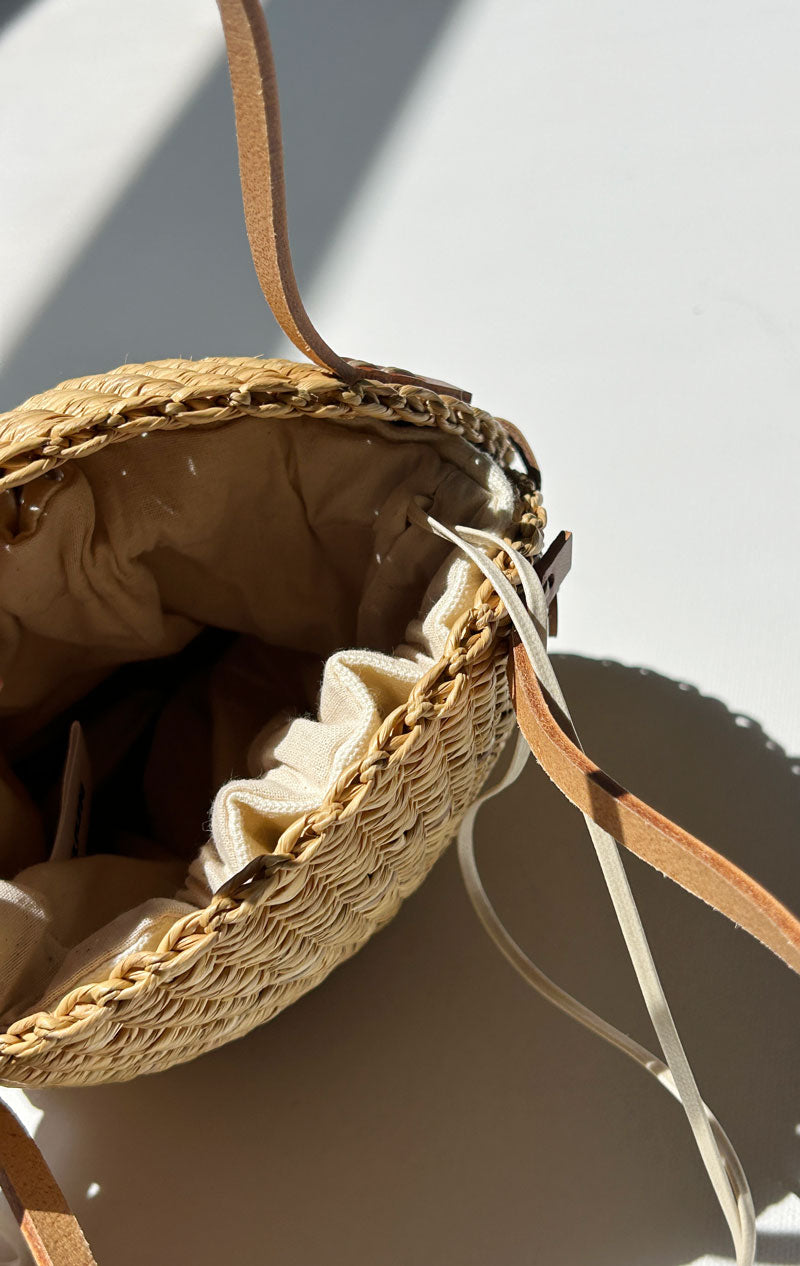 New! Mini Muun Shell Straw bag – Two