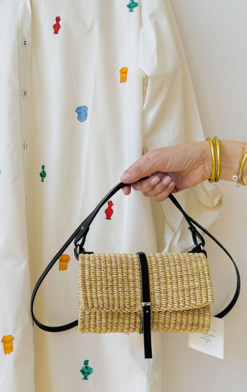 Cross body Muun Straw bag
