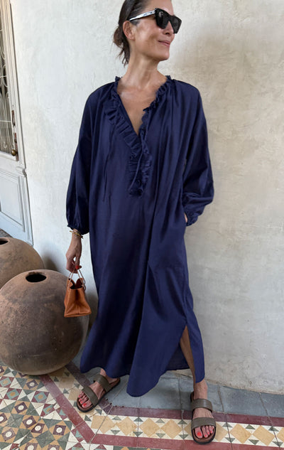 New! Ruffle Caftan Dress