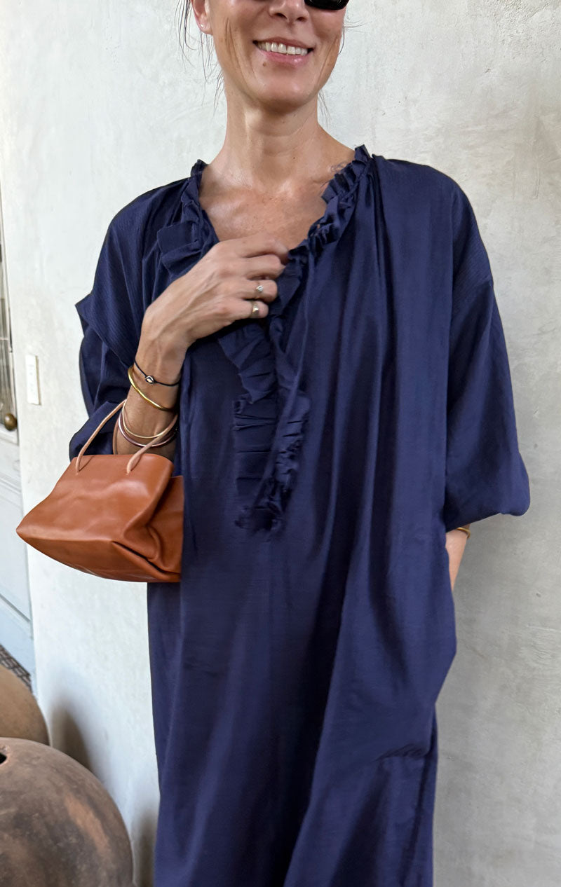 New! Ruffle Caftan Dress