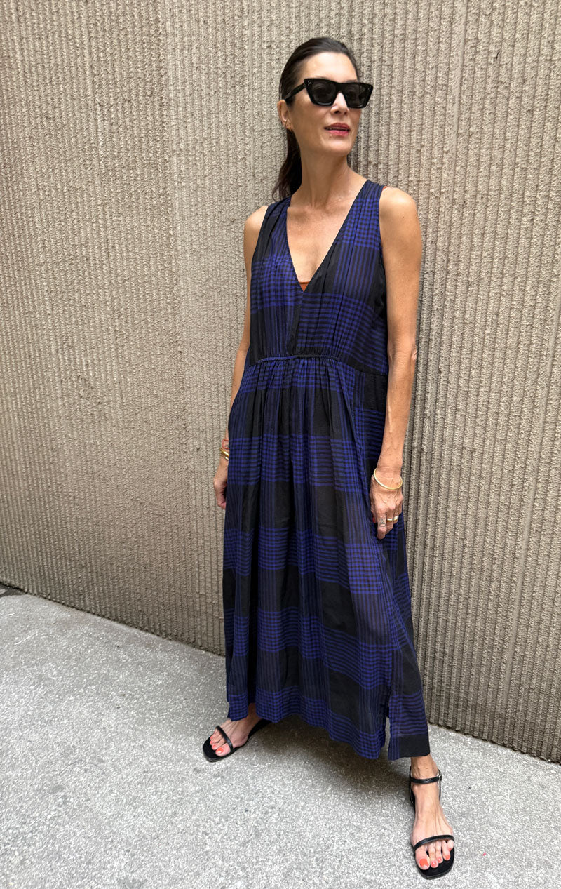 plaid flowy dress Sheer pocket – Two On the Weekend Fabric:100% cotton Maeve Modest Prom Dress 8) / L (10