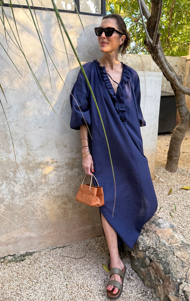 cotton caftan dress Indian Block Print Kaftan  Plus Size Caftans for women XS / Carmine / 52 Inches It was hand printed using carved wood blocks dipped in all natural Ruffle Caftan Dress
