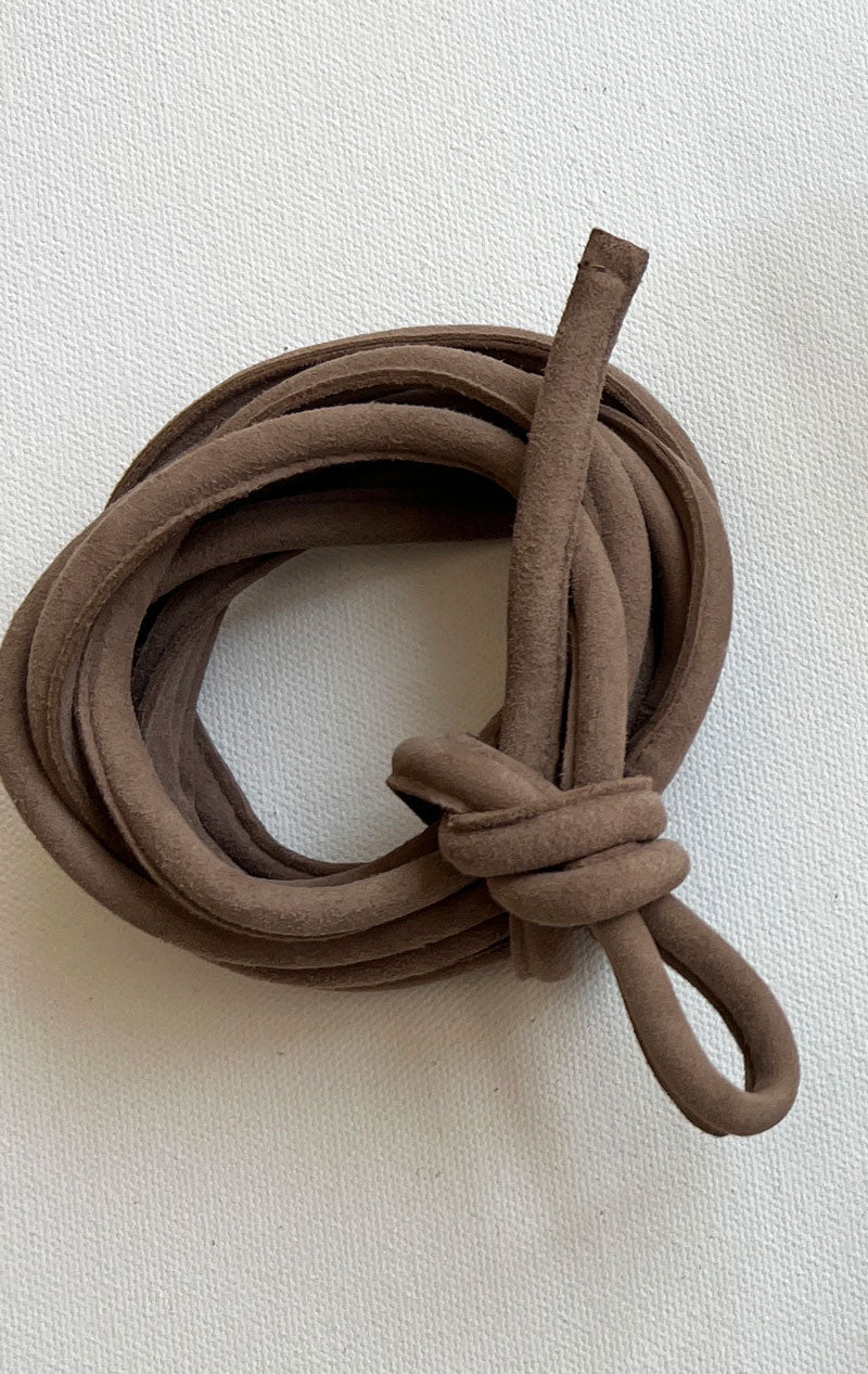 minimal chic suede belts