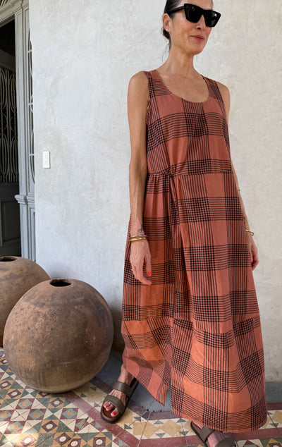 Plaid Bubble Beach dress