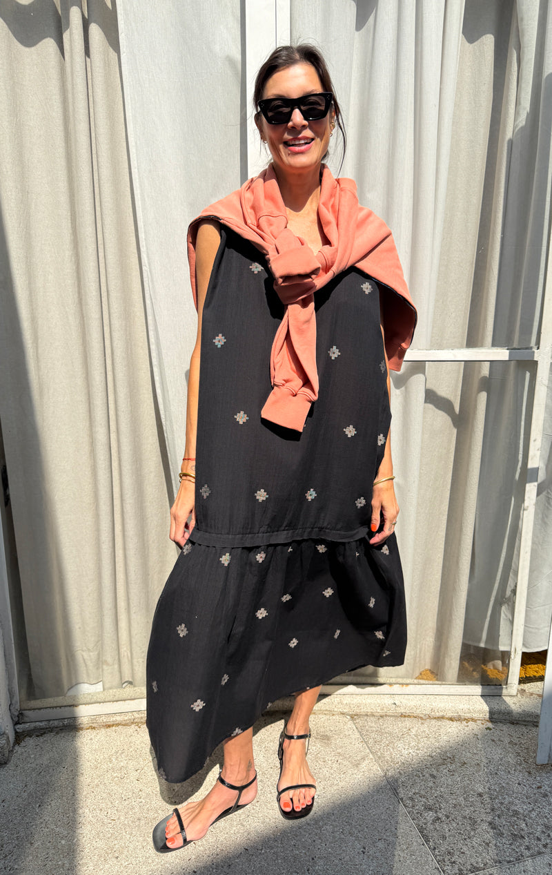 Drop waist Jamdani Icon Dress Two Drop waist Jamdani Icon Dress Two