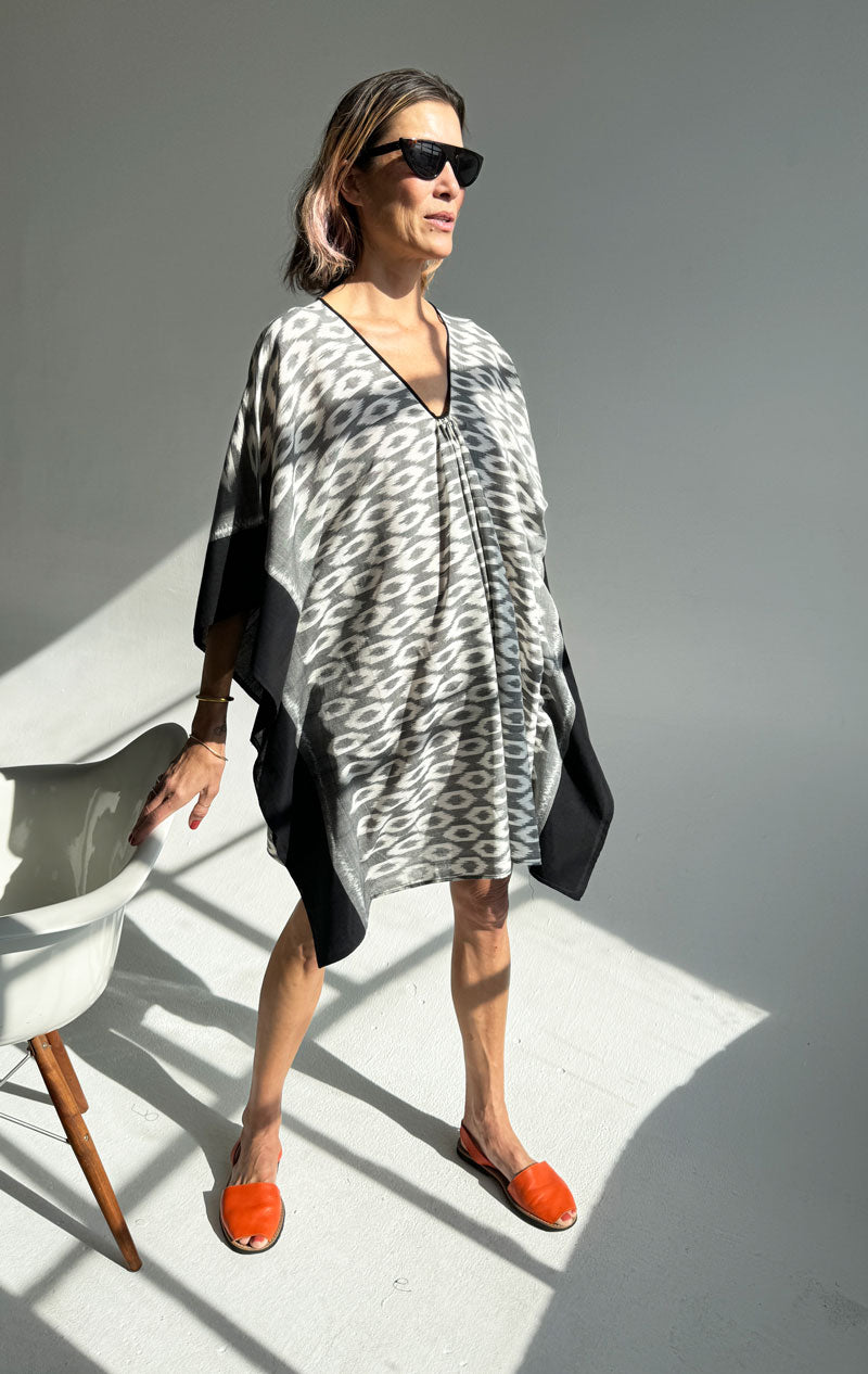 Short Ikat caftan