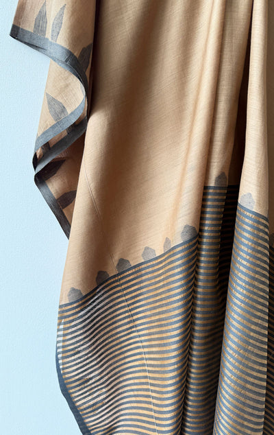 Temple cocoa border Caftan