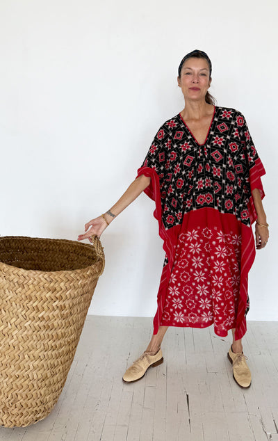 Double Ikat caftan