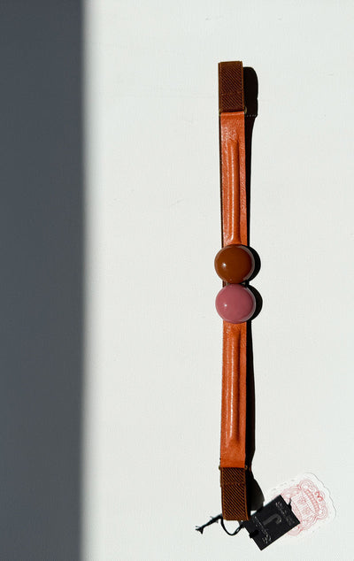 Pink tones- Elastic belt - modern shapes