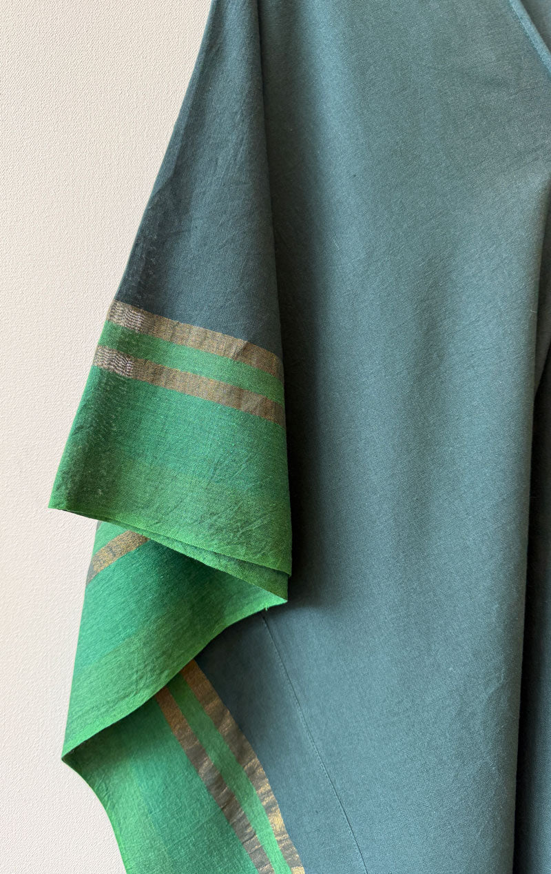 Bottle Green short caftan