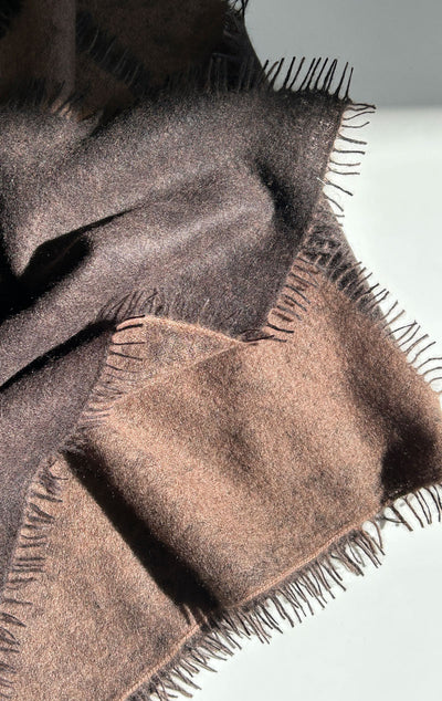 Nutmeg cashmere scarf-New