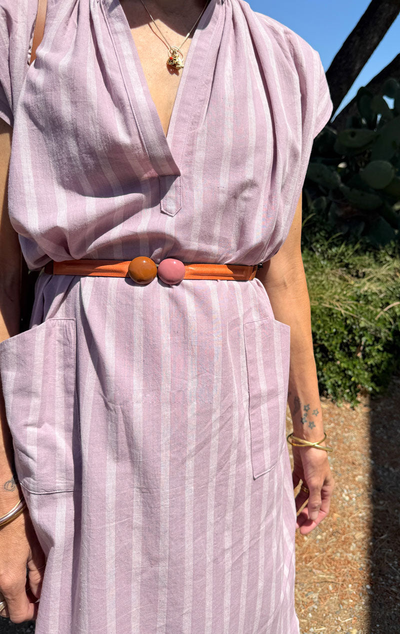 Pink tones- Elastic belt - modern shapes