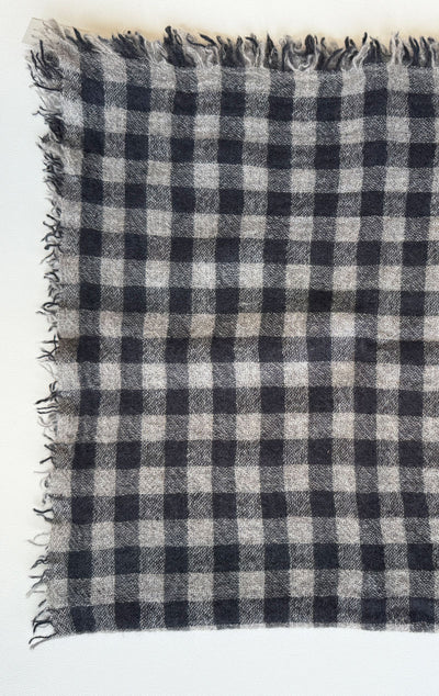 Mini Makie cashmere scarf - Black