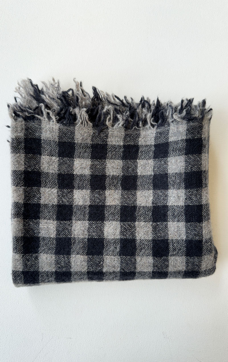 Mini Makie cashmere scarf - Black