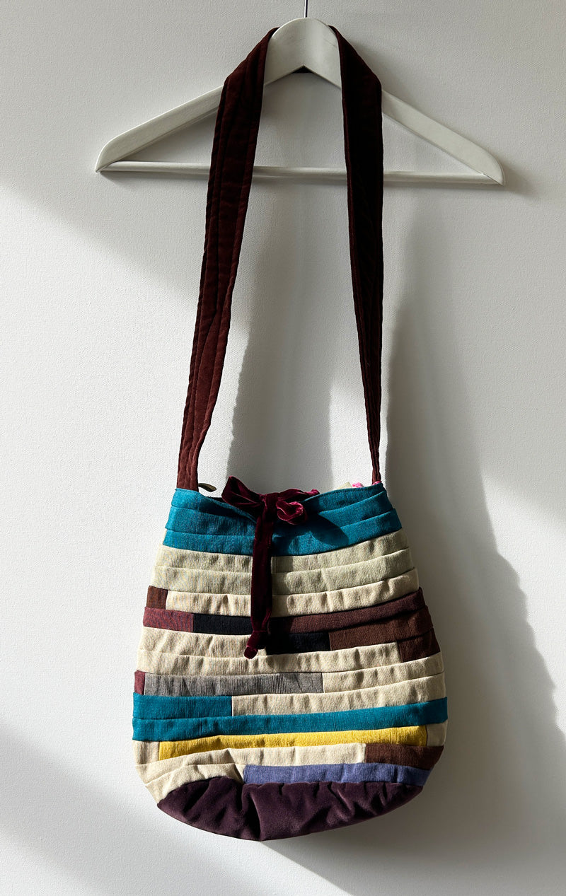 Velvet and cotton Mimmi Gini Bag