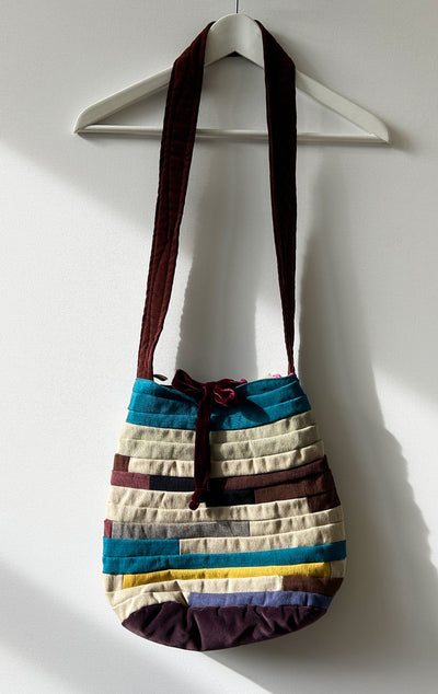 Velvet and cotton Mimmi Gini Bag