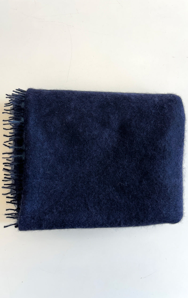 New! sapphire and chambray two tone scarf
