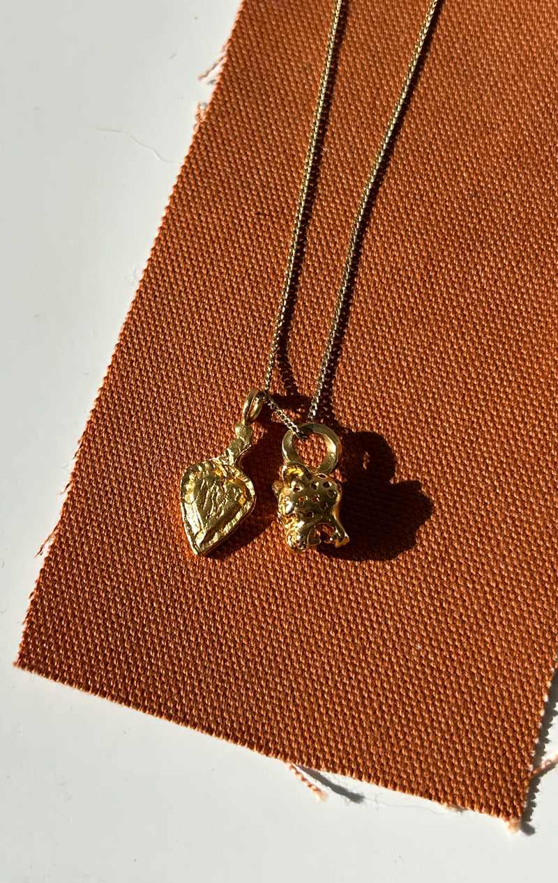 Gold Charm Necklace - 18"