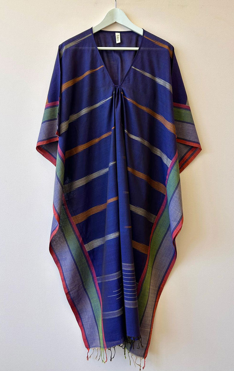 Blue temple caftan