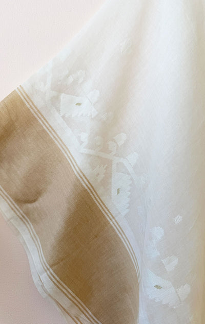 Caftan with EXQUISITE JAMDANI embroidery
