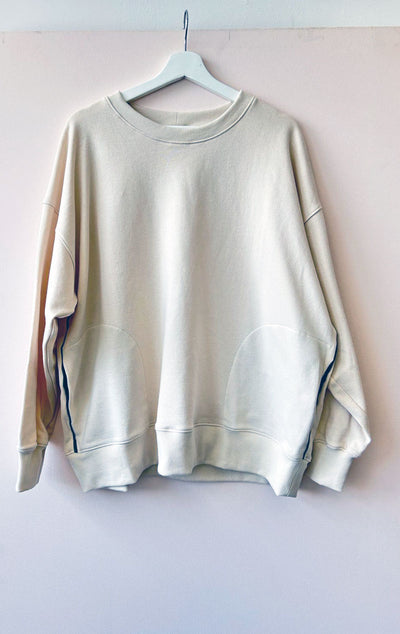 Japanese Cotton Sweatshirt- Natural