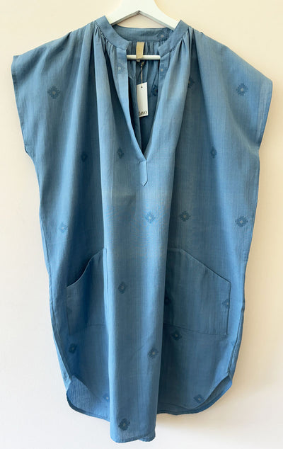 Chambray Khadi Tunic-sale