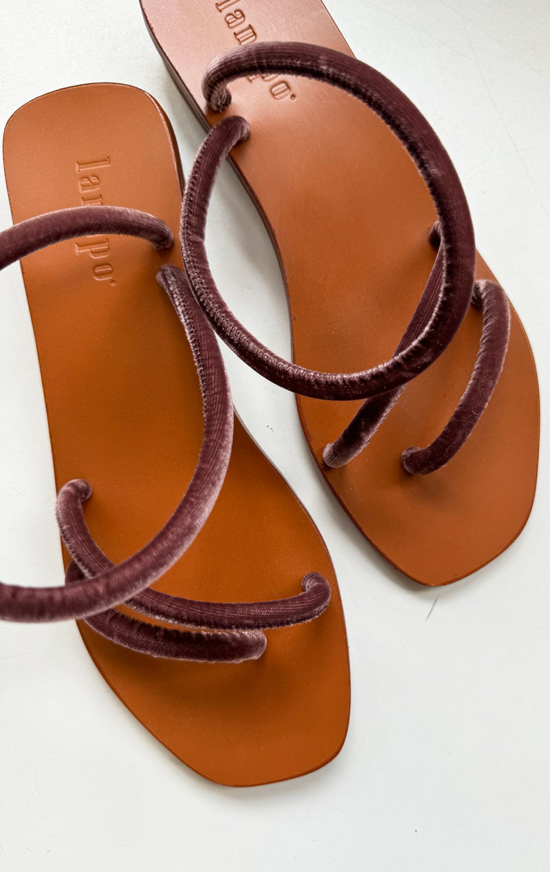 New Lanapo Velvet Sandal