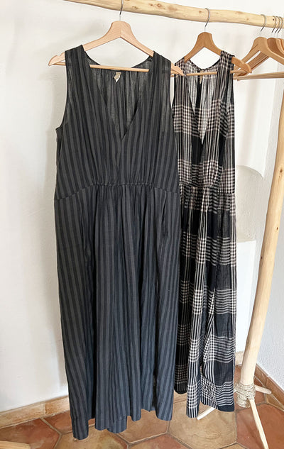 Stripe pocket dress-sold out
