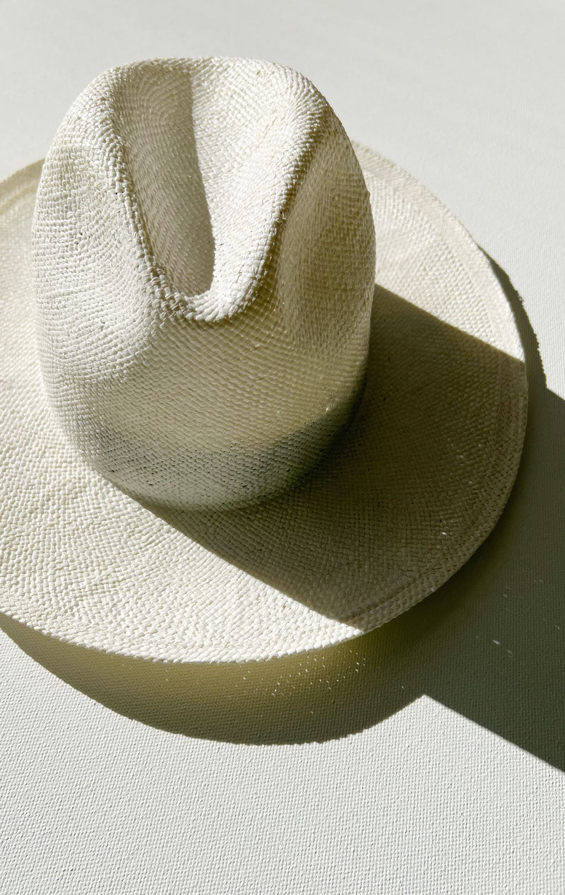 White Reinhard Plank Hat