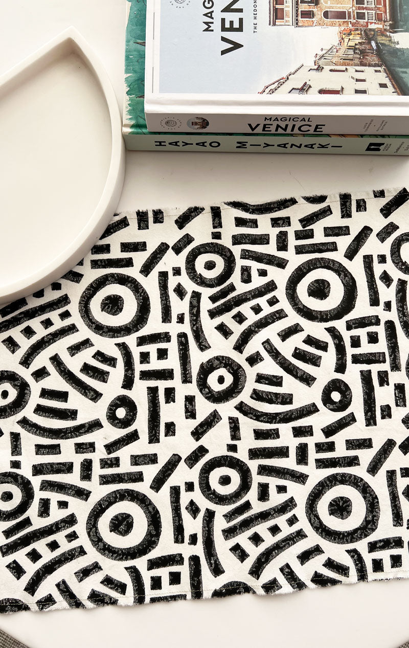 Canvas Blockprint Placemats Two